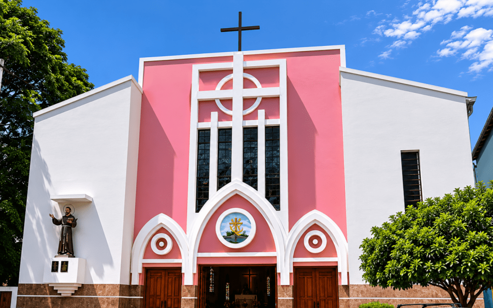 Fachada da Paróquia Nossa Senhora Mãe dos Homens